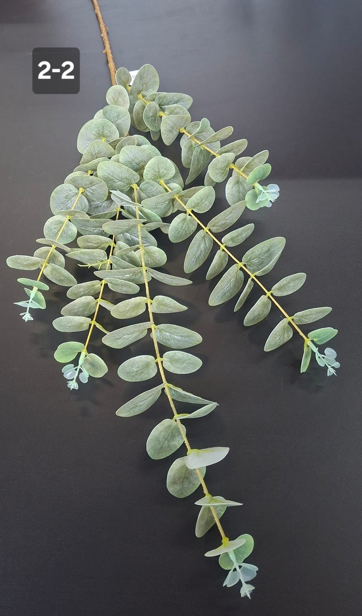 Ramură artificială de eucalipt verde deschis 95cm – Plantă decorativă